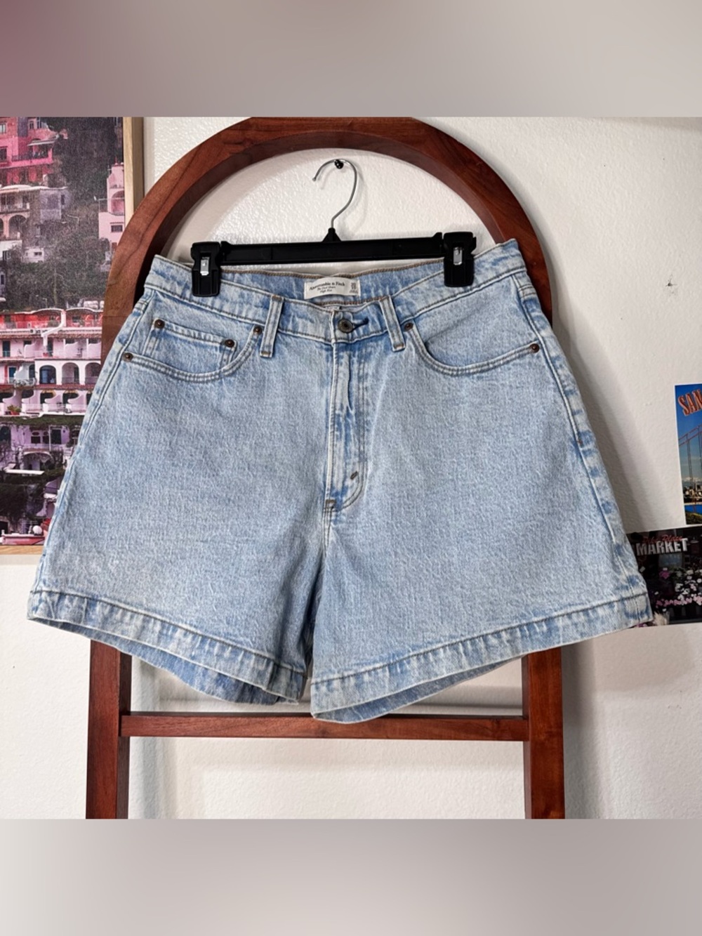 Abercrombie the dad shorts curve love light wash - Picture 3 of 6